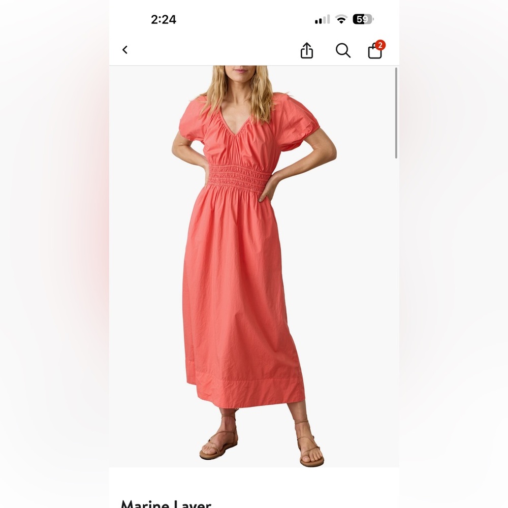 Coral Maxi Skirt